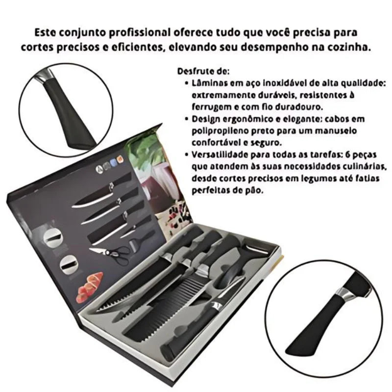 Kit de Facas Ocean® - Essencial para Sua Cozinha